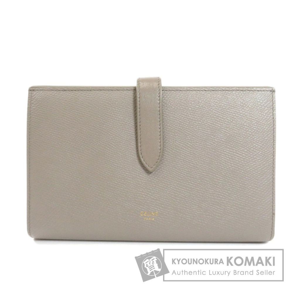 Celine Strap Wallet Long Wallet Calfskin